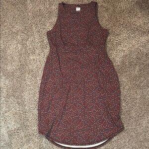 Prana Women's Midi Dress - Red and Black